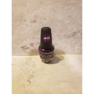 LA Colors Craze Nail Polish Long-lasting Quick Dry 0.44 Fl Oz 417 Nuclear Energy